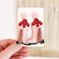 Pink Cowgirl Boot Earrings | Pink Glitter Fringe Cowboy Earrings | Pink Rodeo Beaded Earrings
