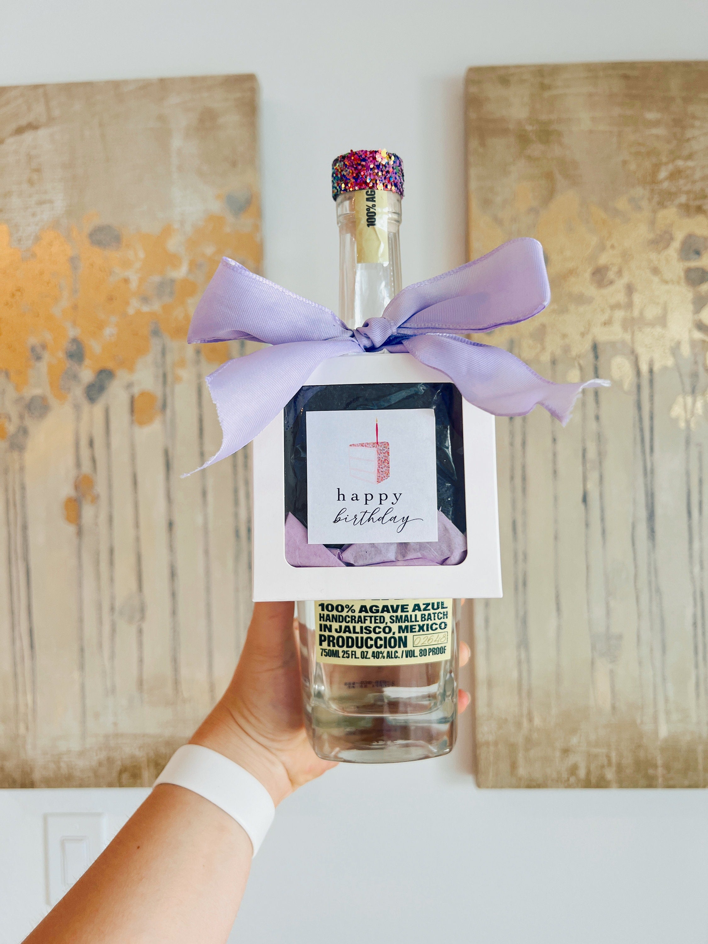 Personalised Birthday Milestone Bottle Gift Bags | Say It With A Bag – Say  it with a bag